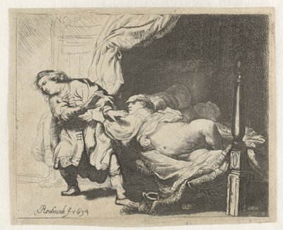 ヨセフとポティファルの妻 作： Ignace Joseph de Claussin