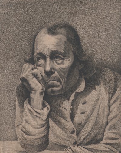 憂鬱な男、カリフォルニア州。 1800年。 作： Ignace Joseph de Claussin