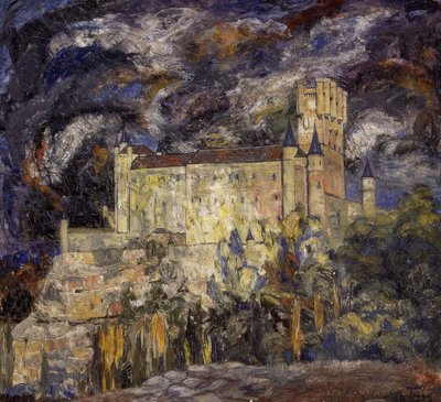 ALCAZAR DE SEGOVIA-1925-OLEO - LIENZO-115X124 CM 作： Ignacio Zuloaga y Zabaleta