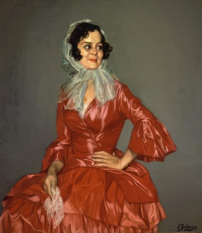 ANGUSTIAS DE ROJO-1939-O - L-117X101 CM 作： Ignacio Zuloaga y Zabaleta