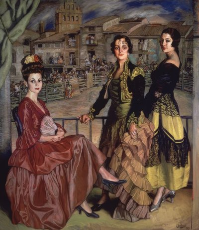 EL PALCO DE LAS PRESIDENTAS-1945-OLEO - LIENZO-178 X 204 CM 作： Ignacio Zuloaga y Zabaleta