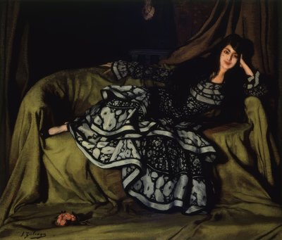 MARCELLE SOUTYウィールドレス-1915-160 X 188 CM 作： Ignacio Zuloaga y Zabaleta