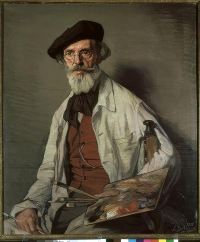 パブロ・ウランガ、肖像画-ズロアガの絵画 作： Ignacio Zuloaga y Zabaleta