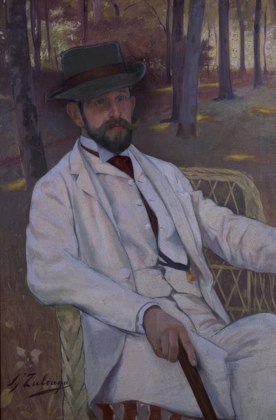 マルケスデヴィラマルシエルの肖像-1892年頃-O - L-91X61 CM 作： Ignacio Zuloaga y Zabaleta