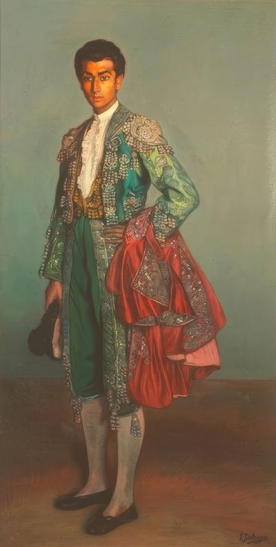 闘牛士ラファエルアルバイシンの肖像 作： Ignacio Zuloaga y Zabaleta