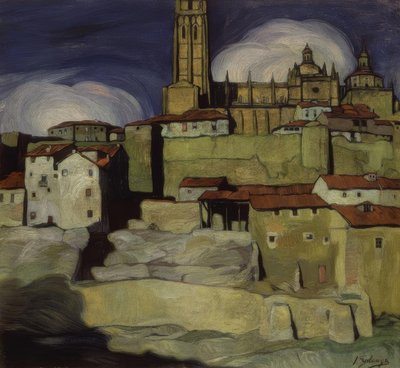 セゴビア大聖堂– 1909 –キャンバスに油彩– 92×99 cm 作： Ignacio Zuloaga y Zabaleta