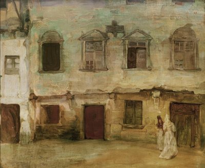 カスティーリャの古い町の通り 作： Ignacio Zuloaga y Zabaleta