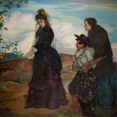 ジプシー (La gitana) 作： Ignacio Zuloaga y Zabaleta