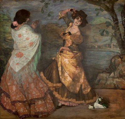 アンダルシアのダンサー、1903 年。 作： Ignacio Zuloaga y Zabaleto