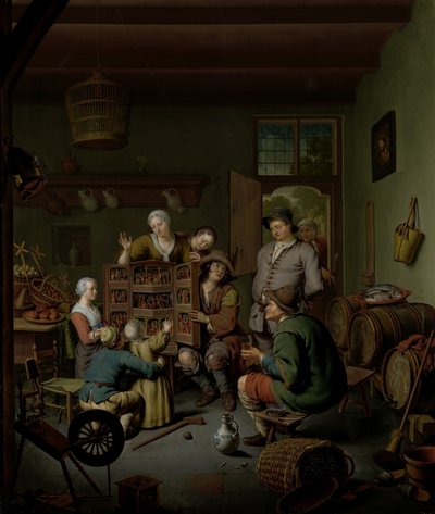 アントワープの魚市場 作： Ignatius Josephus van Regemorter