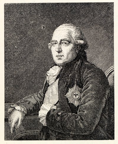 Ewald Friedrich Graf von Hertzberg 1725-1795 の肖像。 作： Ignaz Sebastian Klauber
