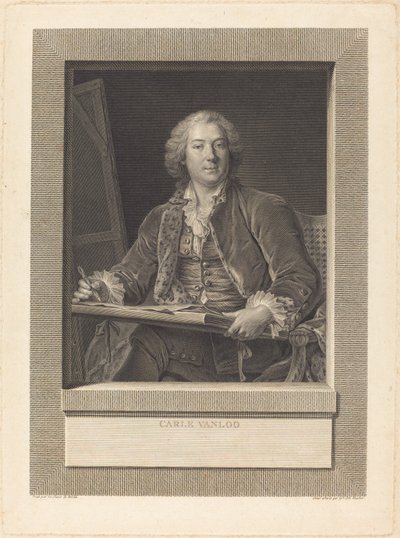 カール・ヴァンルー 作： Ignaz Sebastian Klauber after Pierre Le Sueur