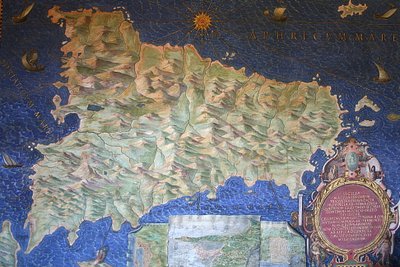 シチリアの地図 作： Ignazio Danti