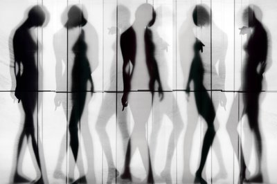 ぼやけたシルエット 作： 