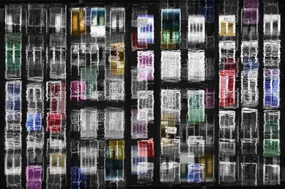 色とりどりの街の窓 作： 