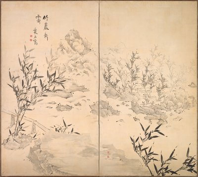 雨あがりの竹 作： 池の大河