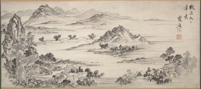 西湖の眺め 作： 池の大河