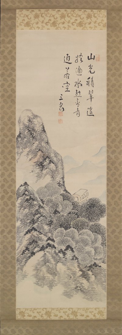 米芙蓉風風景 作： Ike no Taiga