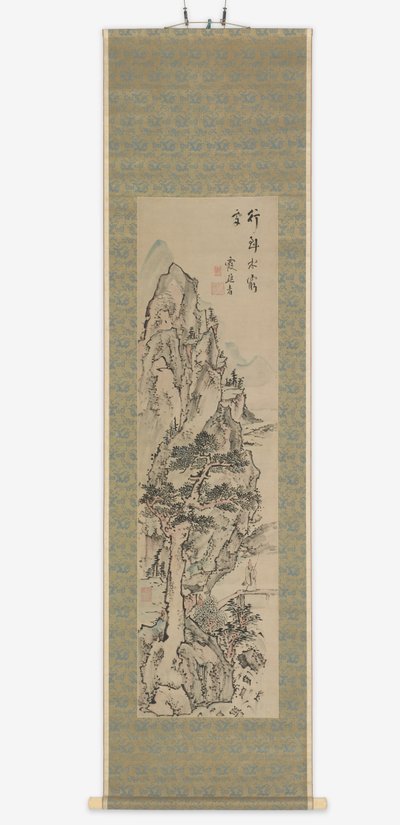 18世紀半ばから18世紀後半の渓谷を旅する 作： Ike no Taiga