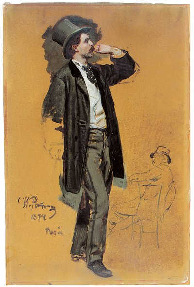 「パリジャンカフェ」の一考察 作： Ilya Efimovich Repin