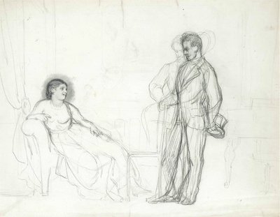 ジュゼッペヴェルディ作「La traviata」のヴィオレッタとしてのアデリナパティ、1860年代前半から1870年代前半 作： Ilya Efimovich Repin