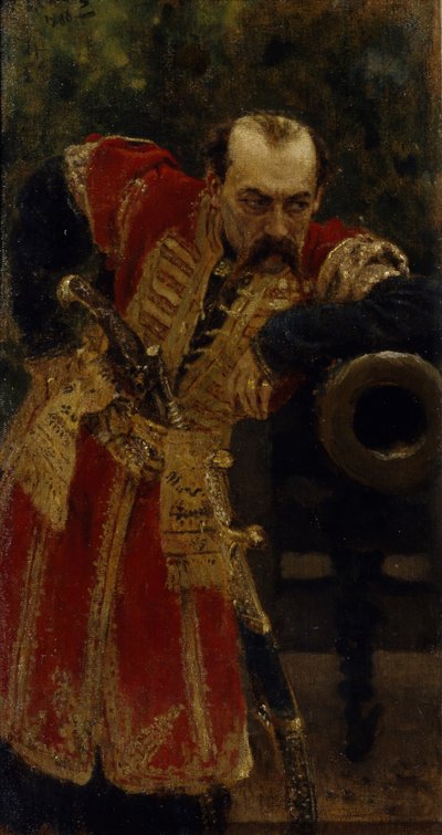 ザポリージャン司令官、1880年 作： Ilya Efimovich Repin