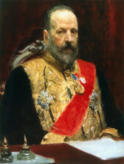 ウィッテ伯爵、ロシアの政治家、c1901-1903 作： Ilya Efimovich Repin