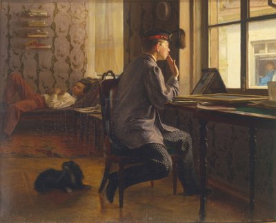 試験準備、1864 作： Ilya Efimovich Repin