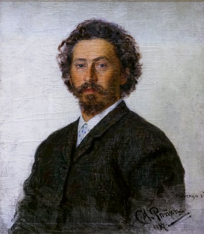 イリヤ・レピンの自画像 作： Ilya Efimovich Repin