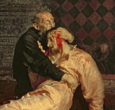 11 月 16 日のイワン雷帝とその息子 作： Ilya Efimovich Repin