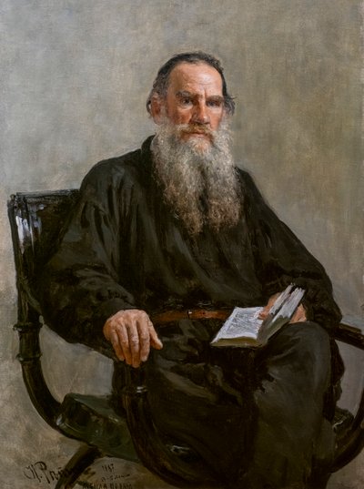 レオン・トルストイ 作： Ilya Efimovich Repin