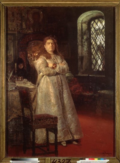 摂政ソフィー（ソフィア・アレクセイエヴナ・ロマノヴァ） 作： Ilya Efimovich Repin