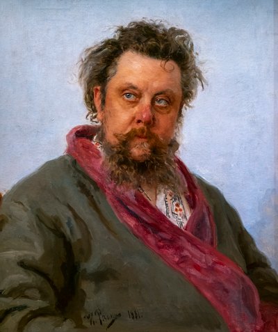 モデスト・ムソルグスキー 作： Ilya Efimovich Repin