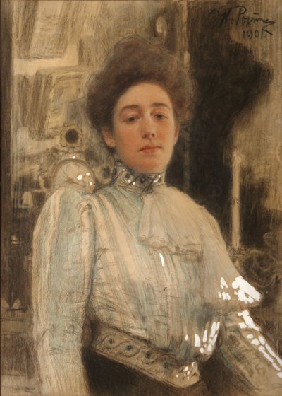 アレクサンドラ・パブロヴナ・ボトキナの肖像1867-1959、1901 作： Ilya Efimovich Repin