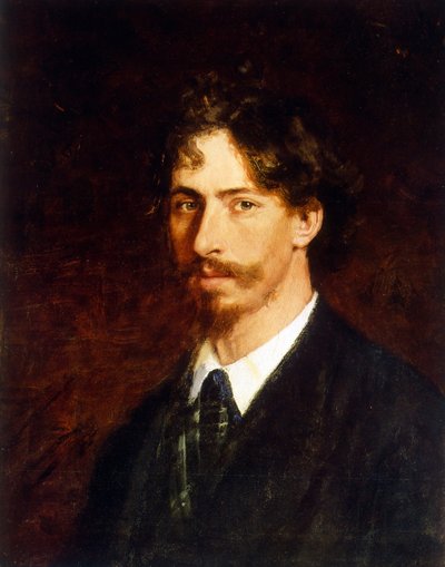 イリヤ・レーピンの肖像 作： Ilya Efimovich Repin