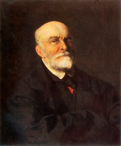 外科医ニコライ イワノビッチ ピロゴフの肖像、1881 年、1965 年。 作： Ilya Efimovich Repin