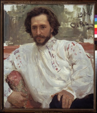 作家レオニード・アンドレーエフの肖像 作： Ilya Efimovich Repin