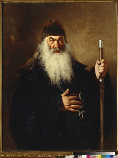 Protodeacon - レーピン、イリヤ・イェフィモビッチ（1844-1930） - 1877 - 油彩・キャンバス - 124x96 - 国立トレチャコフ美術館、モスクワ 作： Ilya Efimovich Repin