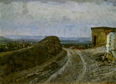 モンマルトル通り、パリ 作： Ilya Efimovich Repin