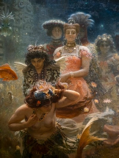 水中王国のサドコ（詳細） 作： Ilya Efimovich Repin