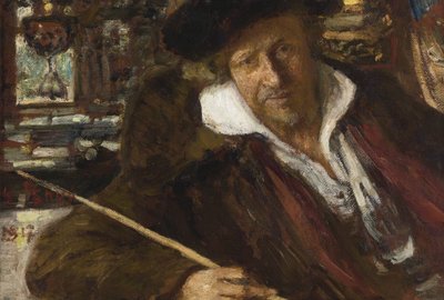 自画像、1917 作： Ilya Efimovich Repin