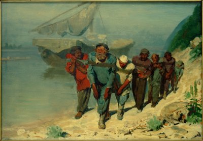 Die Volgatreidlerに関する研究 作： Ilya Efimovich Repin