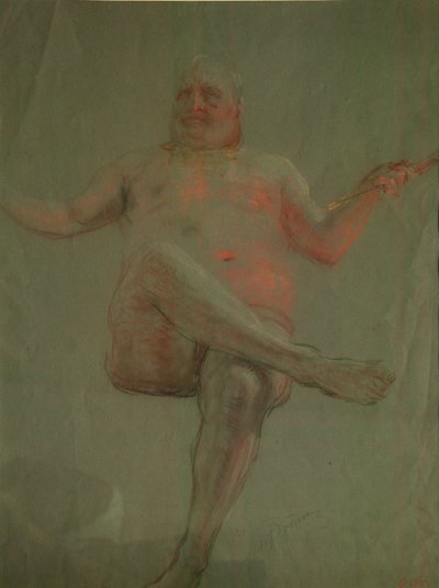 Get Thee Then、Satan！、1890年代の研究 作： Ilya Efimovich Repin