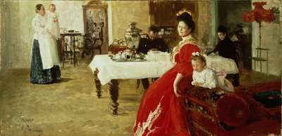 家族の肖像画の研究 作： Ilya Efimovich Repin
