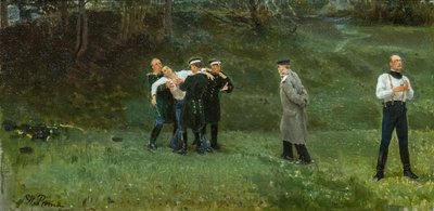 決闘 作： Ilya Efimovich Repin