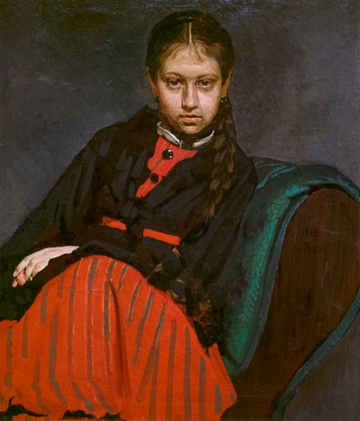 ヴェラ・チェフツォワ 作： Ilya Efimovich Repin