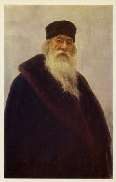 ウラジミール・スタソフ、ロシア音楽および美術評論家 作： Ilya Efimovich Repin