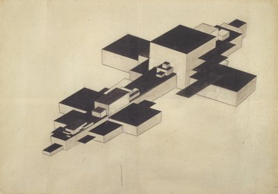 Supremolet Suprematist Planeのデザイン 作： Ilya Grigorevich Chashnik