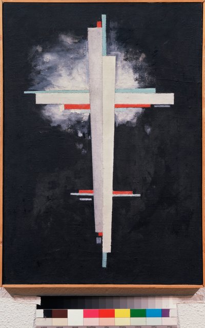 シュプレマティズム - シュプレマティズム - Ilya Grigoryevich Chashnik (Ilia Tchachnik) (1902-1929) による絵画、キャンバスに油彩 作： Ilya Grigorevich Chashnik