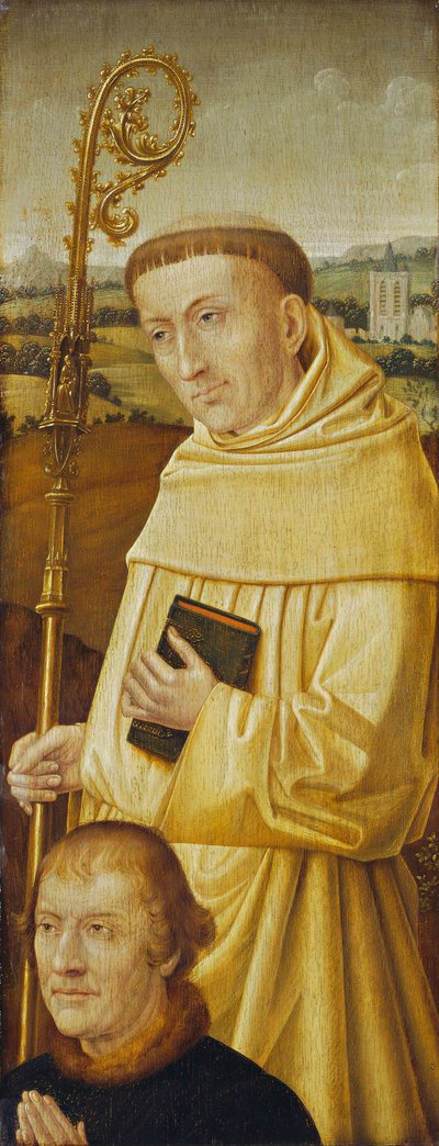 セントバーナードとドナー[表] 作： Imitator of Flemish 15th Century